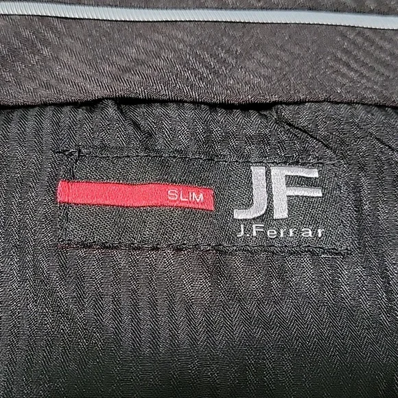 J. Ferrar Black Slim Tuxedo Style Dress Pants 30 X 32 - Picture 10 of 12